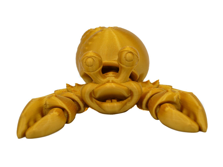 Fidget Hermit Crab Jumbo | Flexible Articulating 3d Printed Friendly Companion