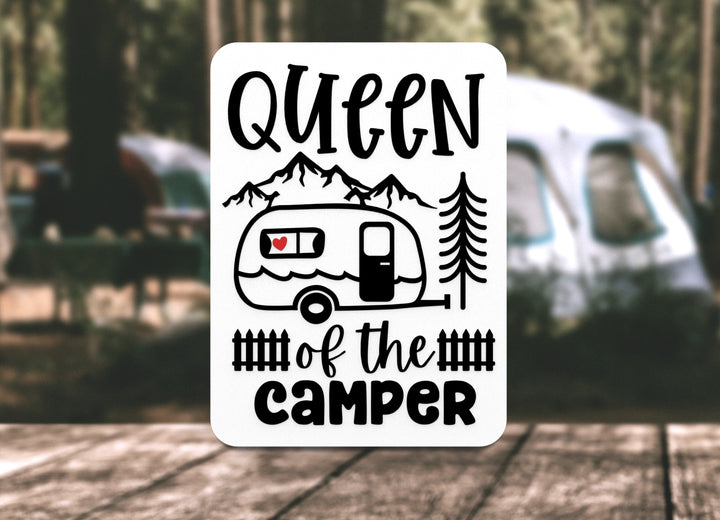 Queen Of The Camper | Funny sign For Home or Office