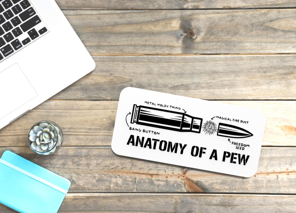
  
  Anatomy Of A Pew | Funny Sign for Home or Office
  
