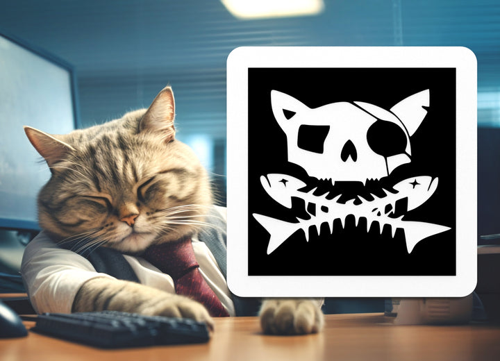 Dog Fish | Funny sign For Home or Office