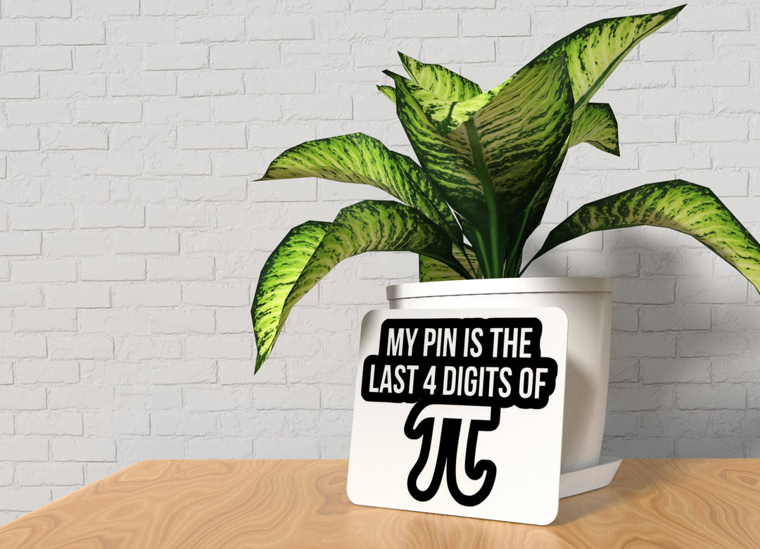 My Pin Is The Last 4 Digits | Funny sign For Home or Office
