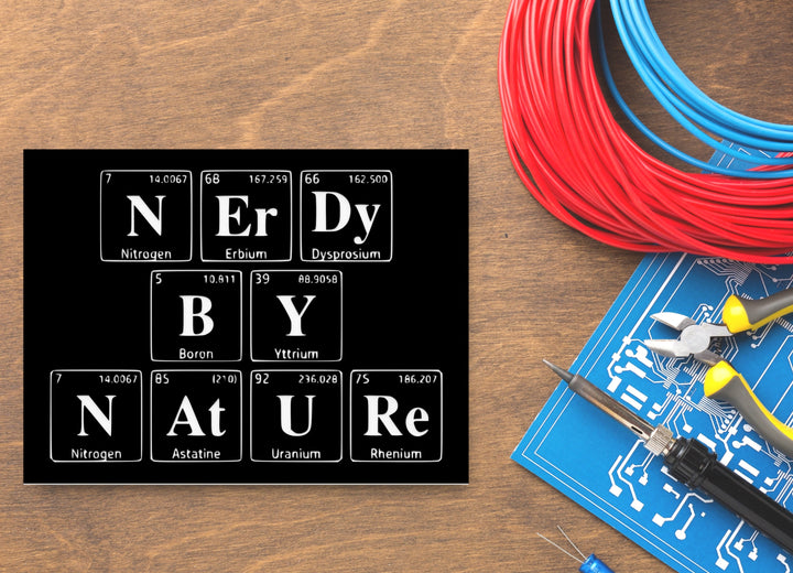 Boron Erbium | Funny sign For Home or Office