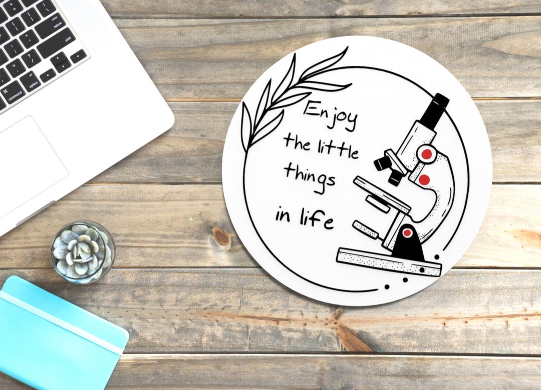 Enjoy The Little Things In Life | Funny Sign for Home or Office