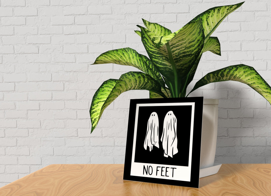 No Feet | Funny Sign for Home or Office