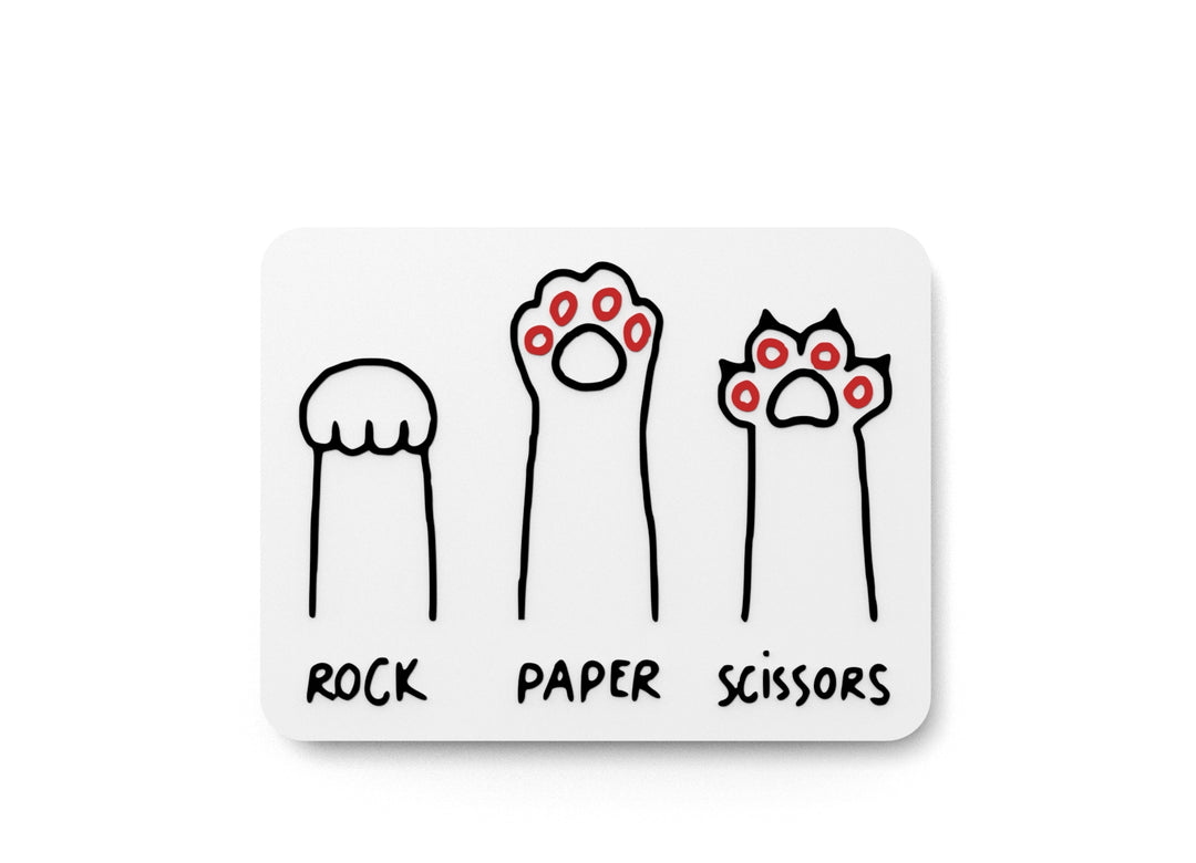 
  
  Rock Paper Scissors | Funny Sign for Game Rooms, Kids' Rooms, or Office Decor
  
