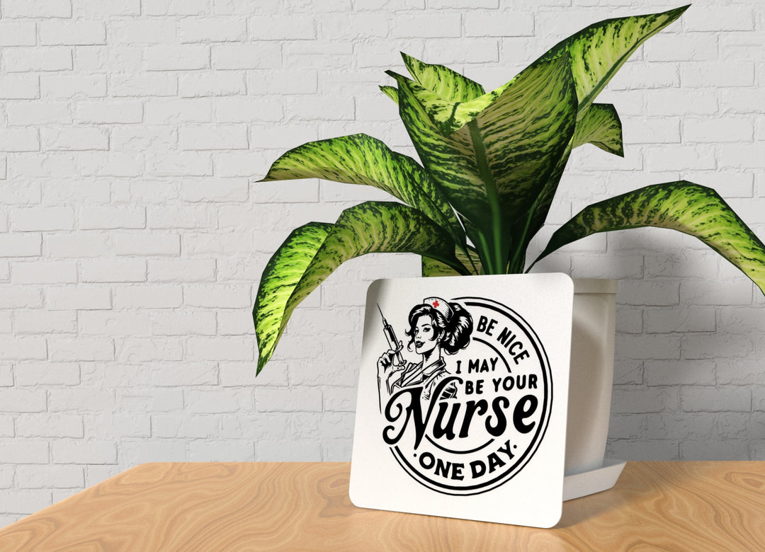 This Nurse Plays Nice (Sometimes) | Funny Sign for Home or Office
