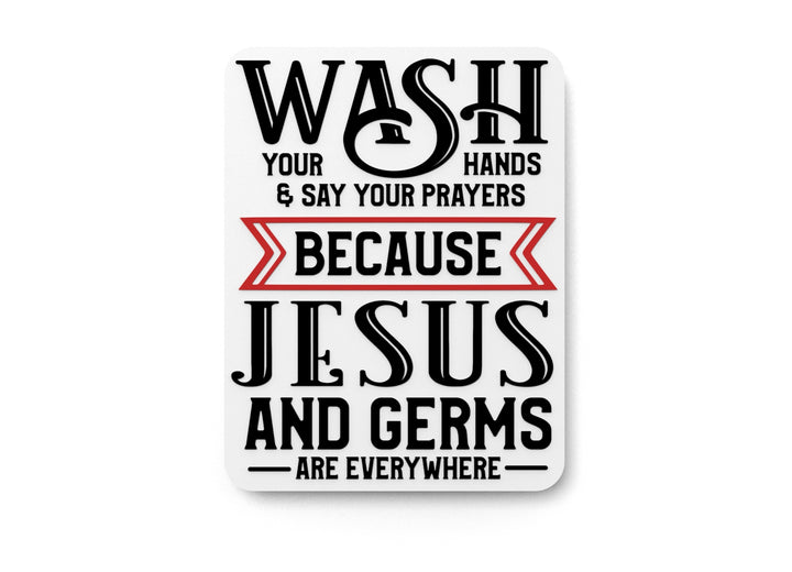 Say Your Prayers Bathroom Sign – Funny Humor Wall Decor for Home and Office