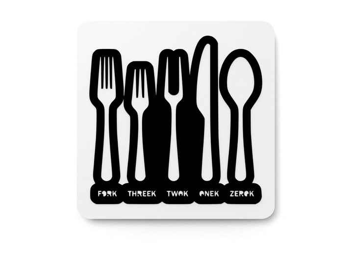 Bold 3D Printed Fork Sign Wall Art – Durable PLA Sign For Restaurants, or Home