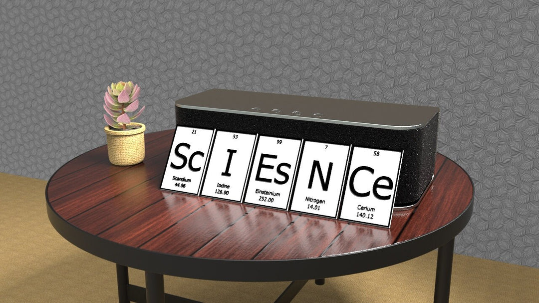 ScIEsNCe | Periodic Table of Elements Wall, Desk or Shelf Sign