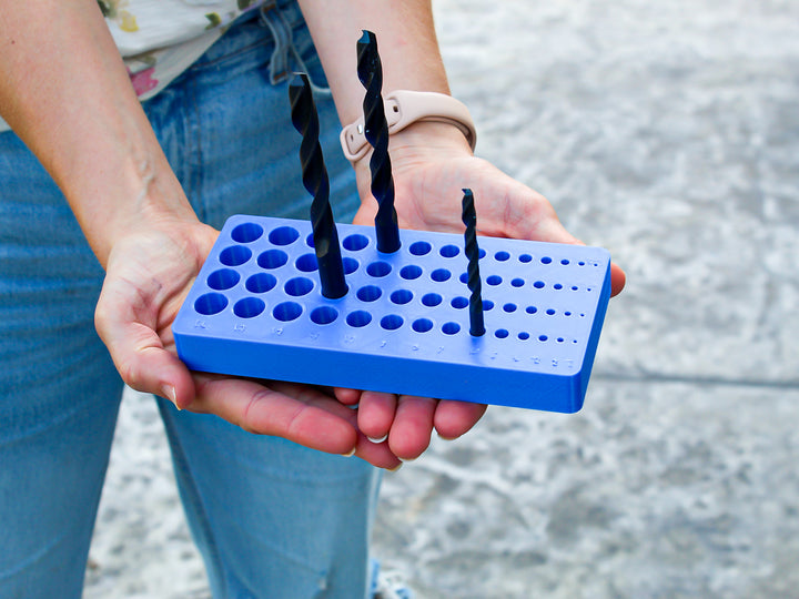 Drill Bit Holder – Compact Organizer for Easy Access