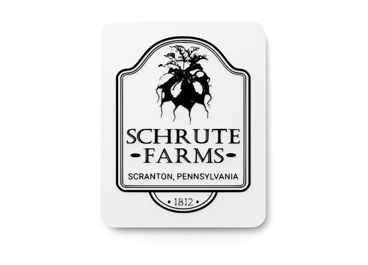 Schrute Farms Scrantion, Pennsylvania 1812 | Funny Sign for Home or Office