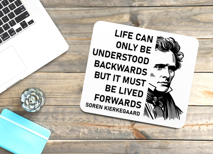 Life Can Be Only Be Understood Backwards | Funny Sign for Home or Office