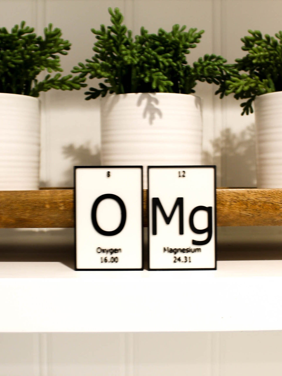 
  
  Omg | Periodic Table of Elements Wall, Desk or Shelf Sign
  
