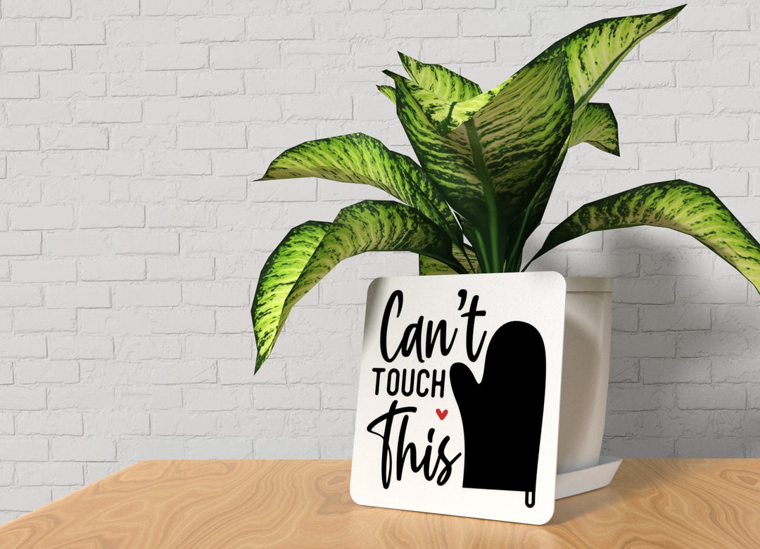 Bold 3D Printed Can't Touch This Sign Wall Art Durable PLA Sign For Restaurants