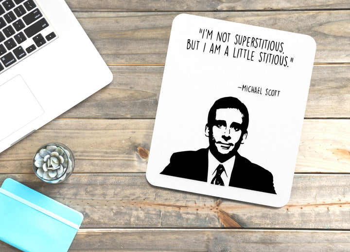 I'M Not Superstitious But I Am A Little Stitious | Funny Sign for Home or Office