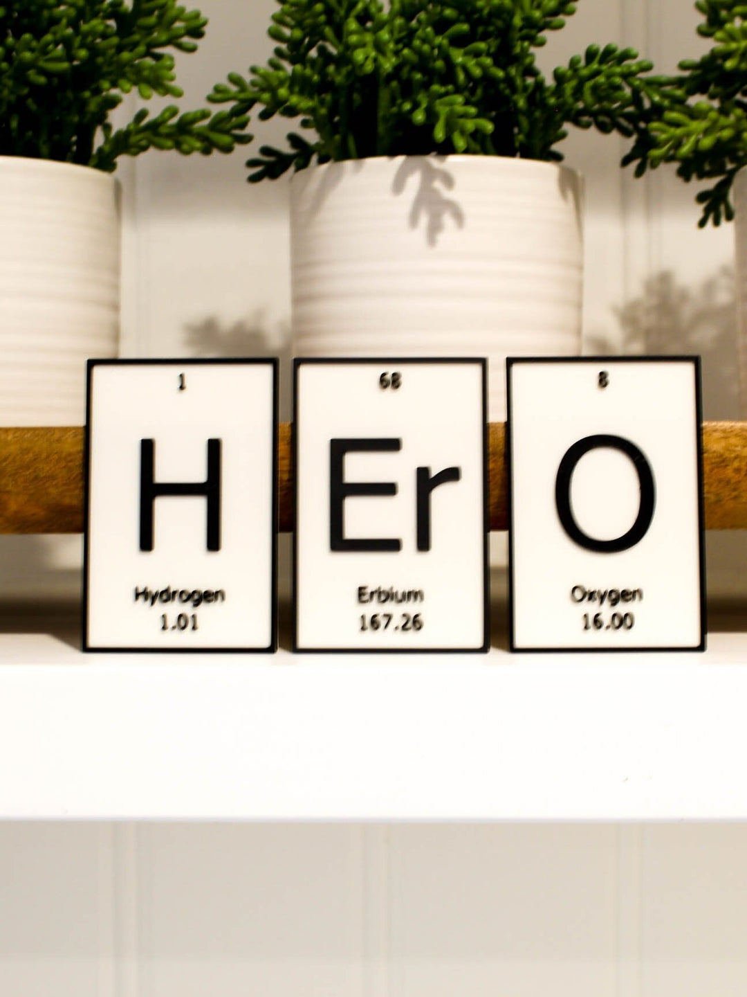 HErO | Periodic Table of Elements Wall, Desk or Shelf Sign