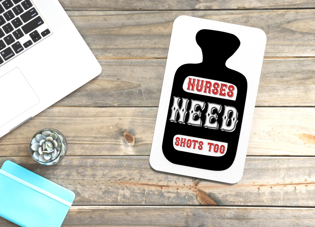 Shots Before Shifts | Funny Sign for Home or Office