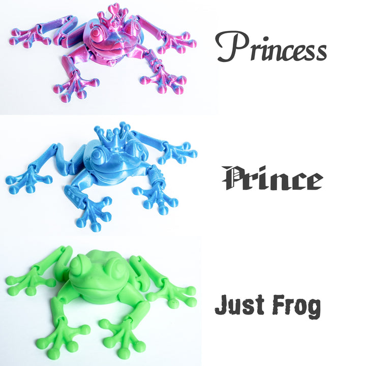 Fidget Articulating Frog Prince, Princess or Normal | Best friendly Companion