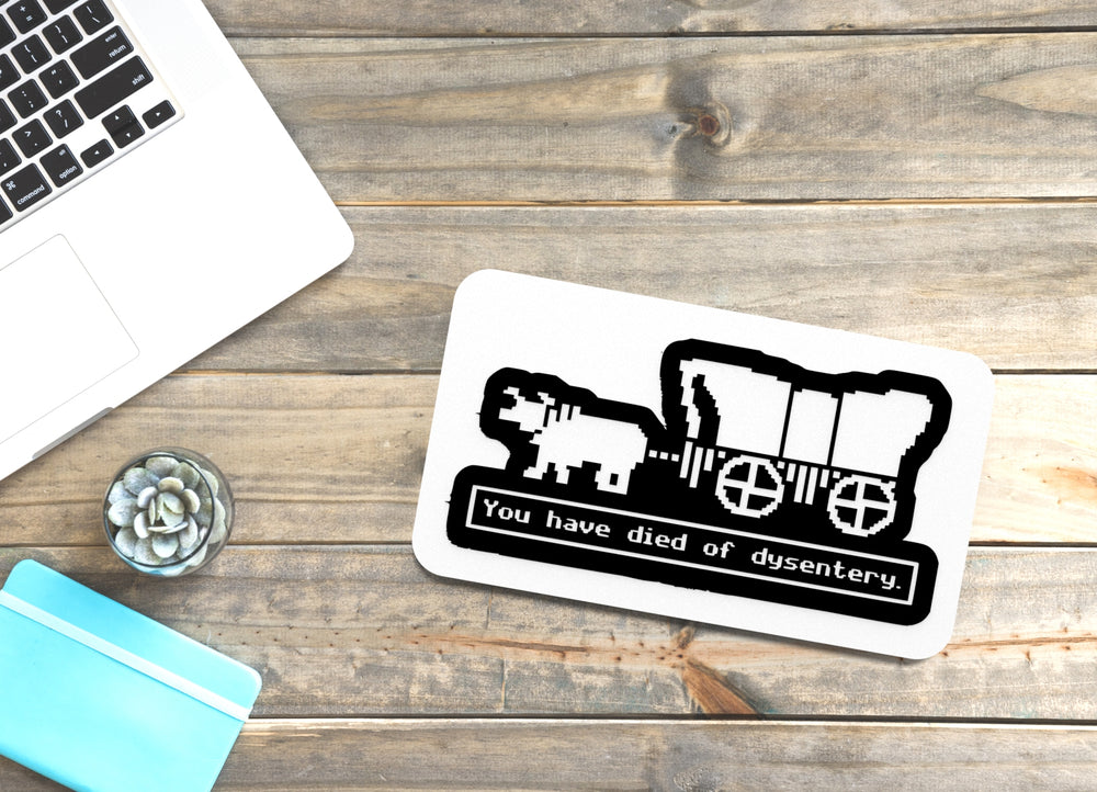 
  
  You Have Died Of Dysentery | Funny sign For Home or Office
  
