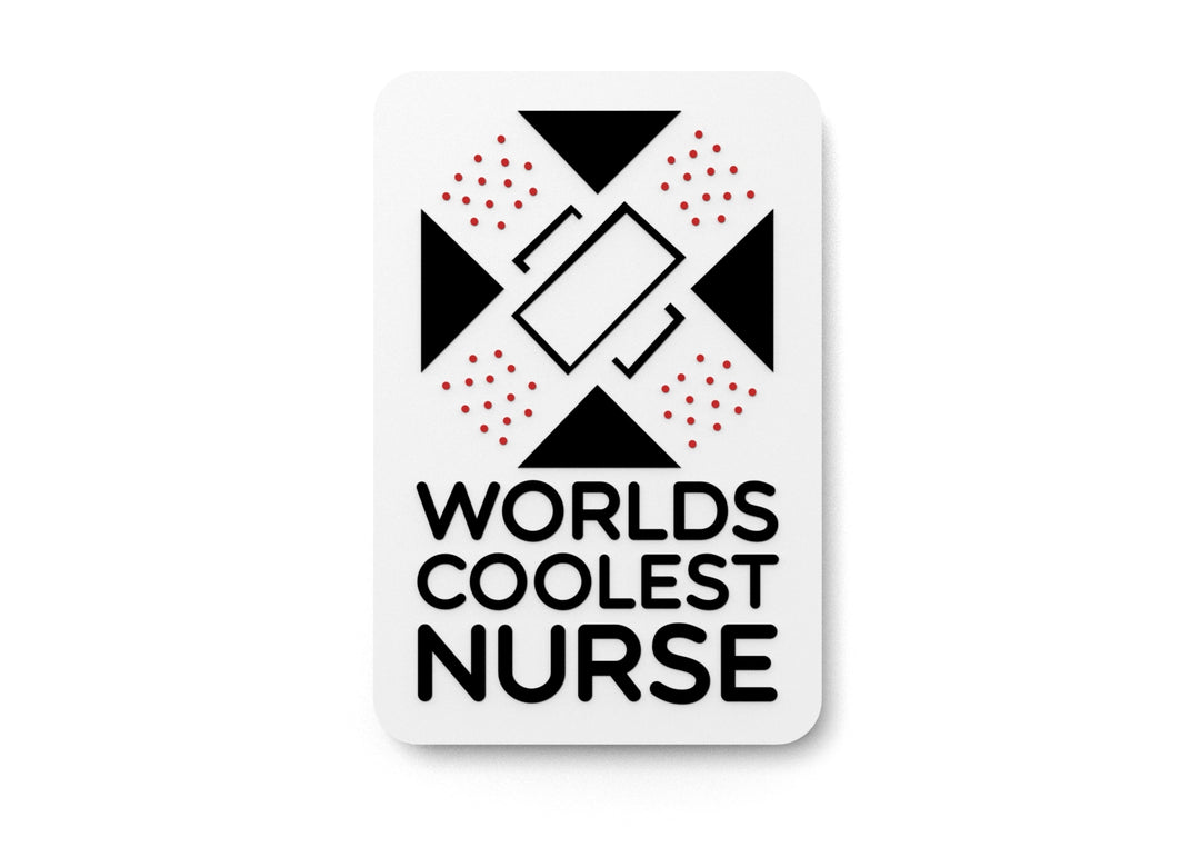 Worlds Coolest Nurse Band-Aids | Funny Sign for Home or Office