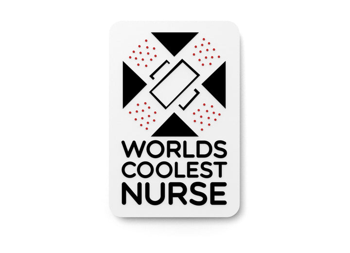 Worlds Coolest Nurse Band-Aids | Funny Sign for Home or Office