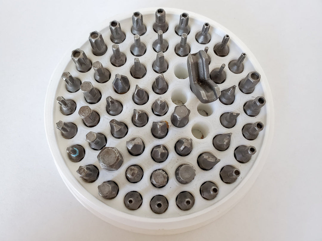 Drill Screw Bit Holder Organizer for 61 Bits