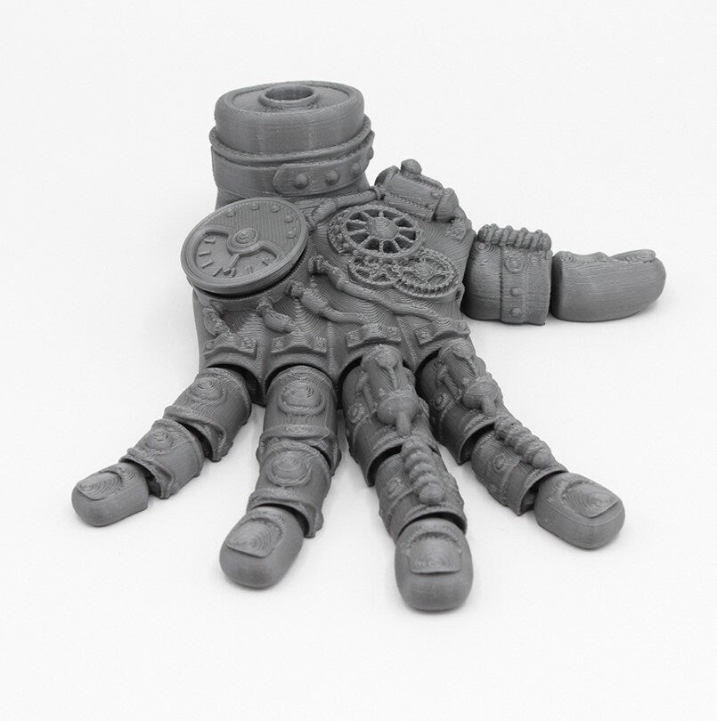 Steam Punk Fidget Windup Hand