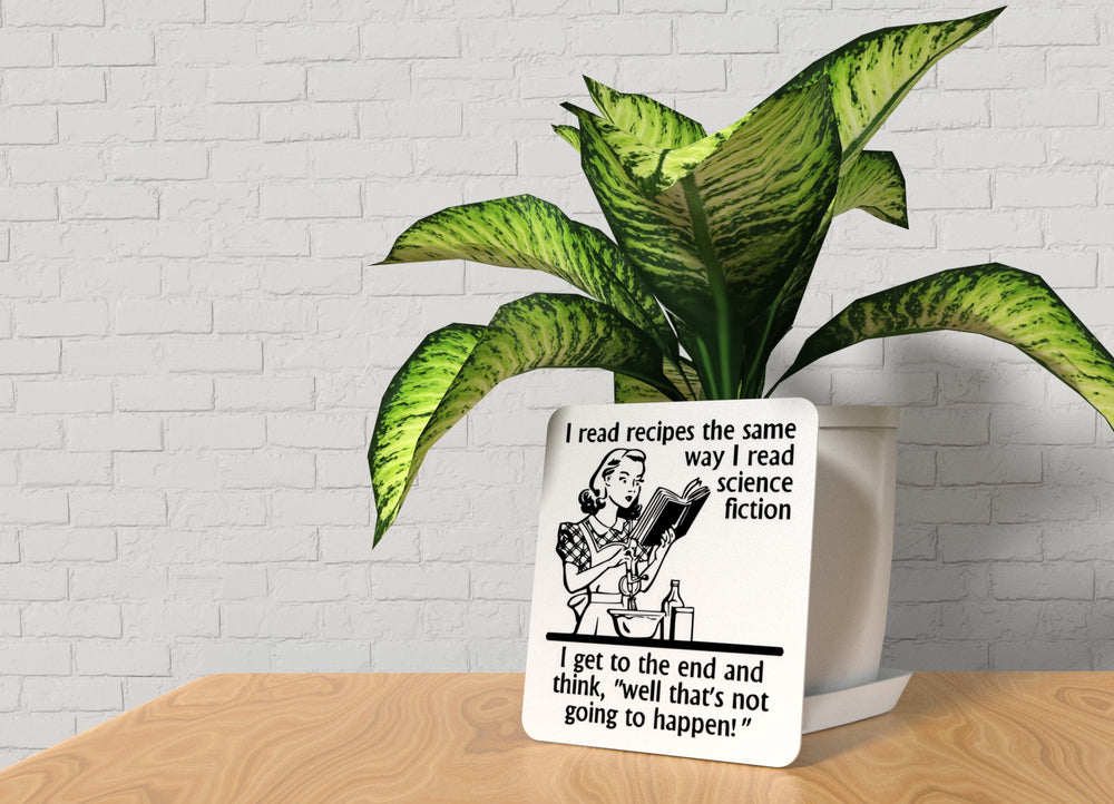 
  
  I Read Recipes | Funny Kitchen Sign for Home Cooks and Food Lovers
  
