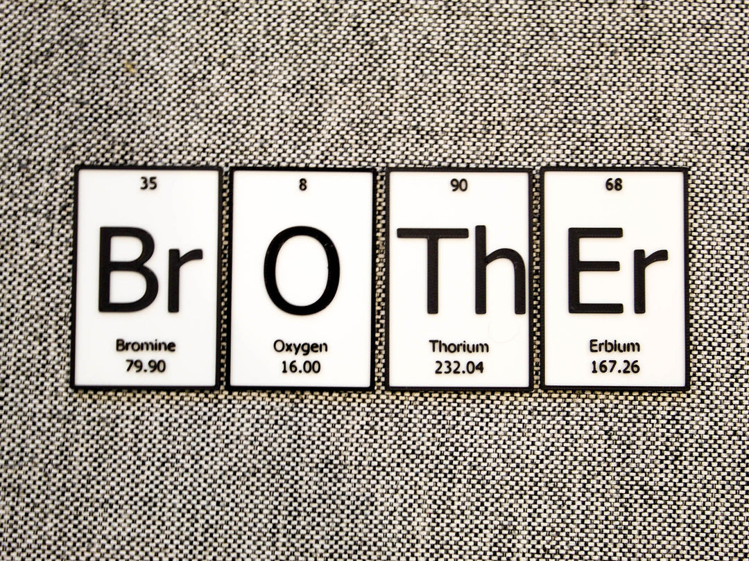 BrOTheR | Periodic Table of Elements Wall, Desk or Shelf Sign