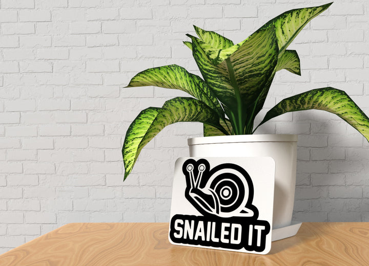 Snailed It | Funny sign For Home or Office