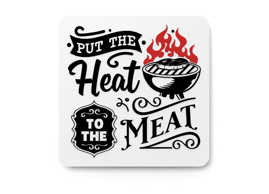 Put Some Heat on It BBQ Sign – Funny Humor Wall Decor for Home and Office