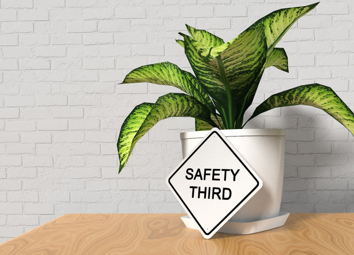 Safety Third | Funny Sign for Home or Office