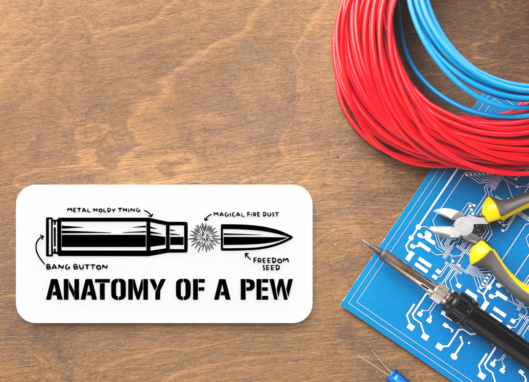 Anatomy Of A Pew | Funny Sign for Home or Office