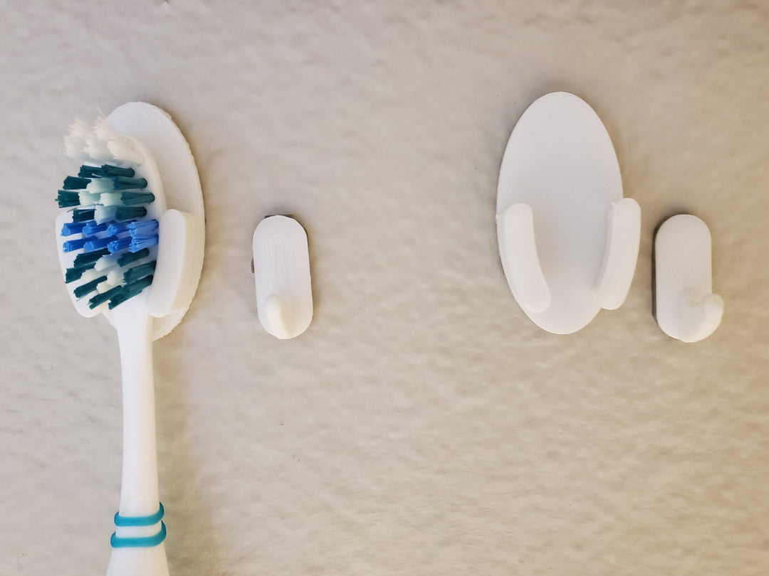 Minimalist Toothbrush Hangers | Less Surface Area, Less Bacteria, Less Cleanup