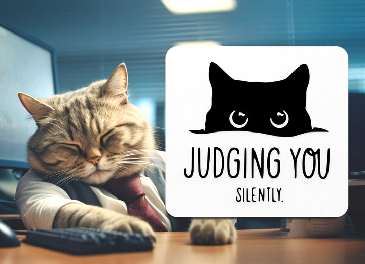 Judging You Silently | Funny sign For Home or Office