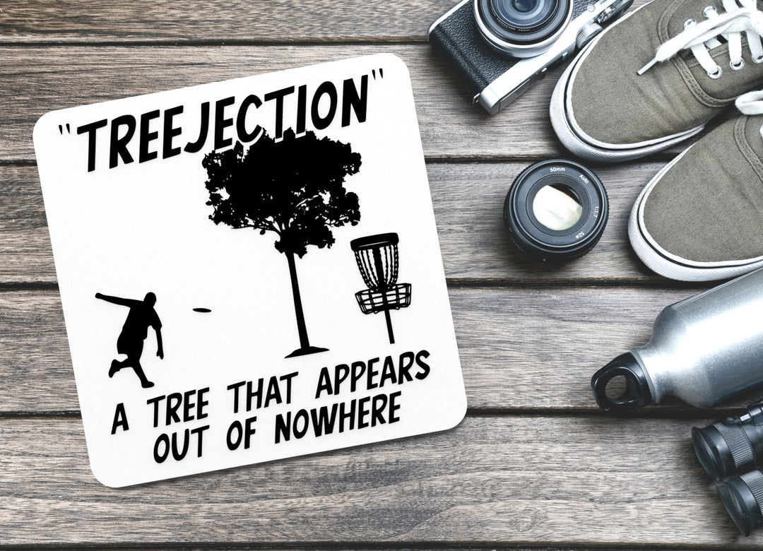 Treejection A Tree That Appears Out Of Nowhere | Funny sign For Home or Office