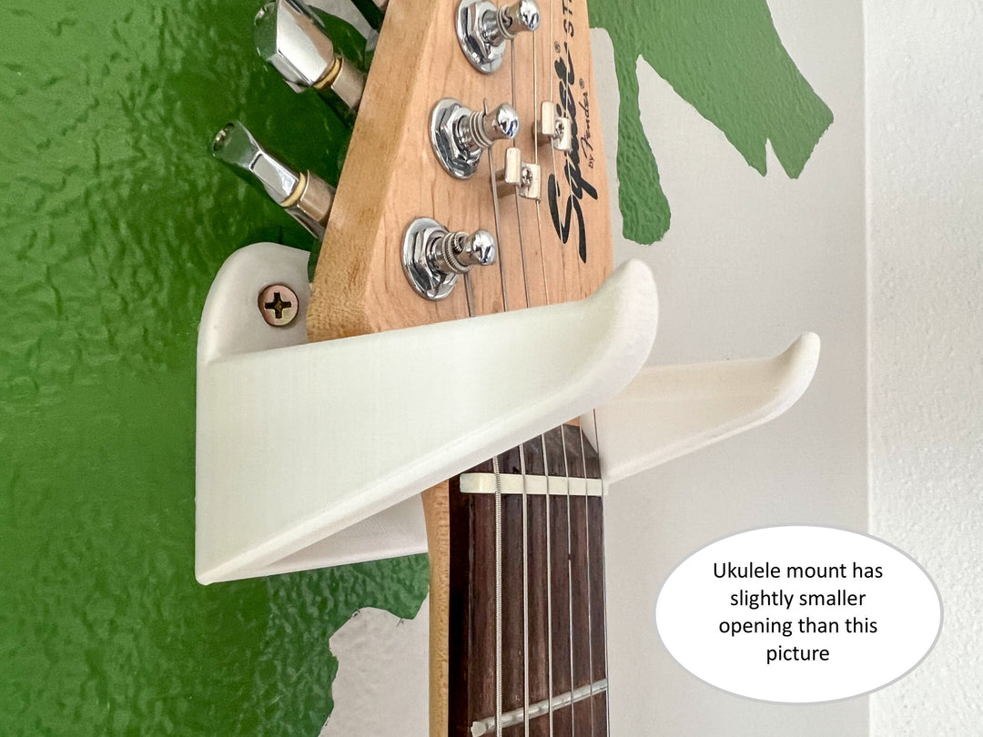 
  
  Minimalist Ukulele Mount | Display the Ukulele or Guitar, not the Mount
  
