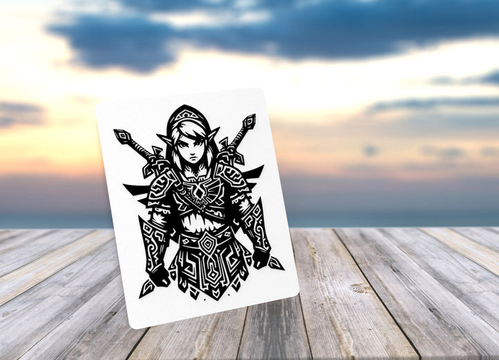 Warrior | Funny sign For Home or Office