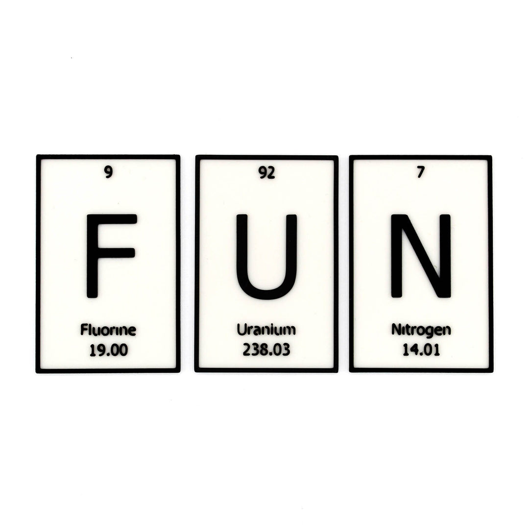 FUN | Periodic Table of Elements Wall, Desk or Shelf Sign