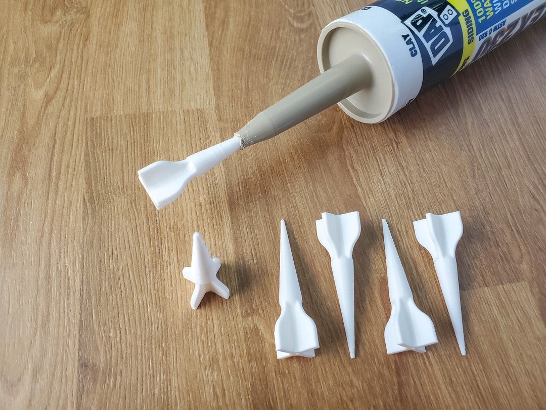 Caulk Saver Rocket Plugs to Prevent Caulk from Drying up