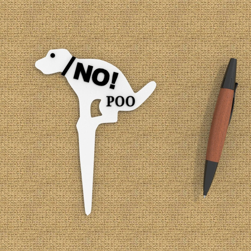 Funny Sign | No! Poo
