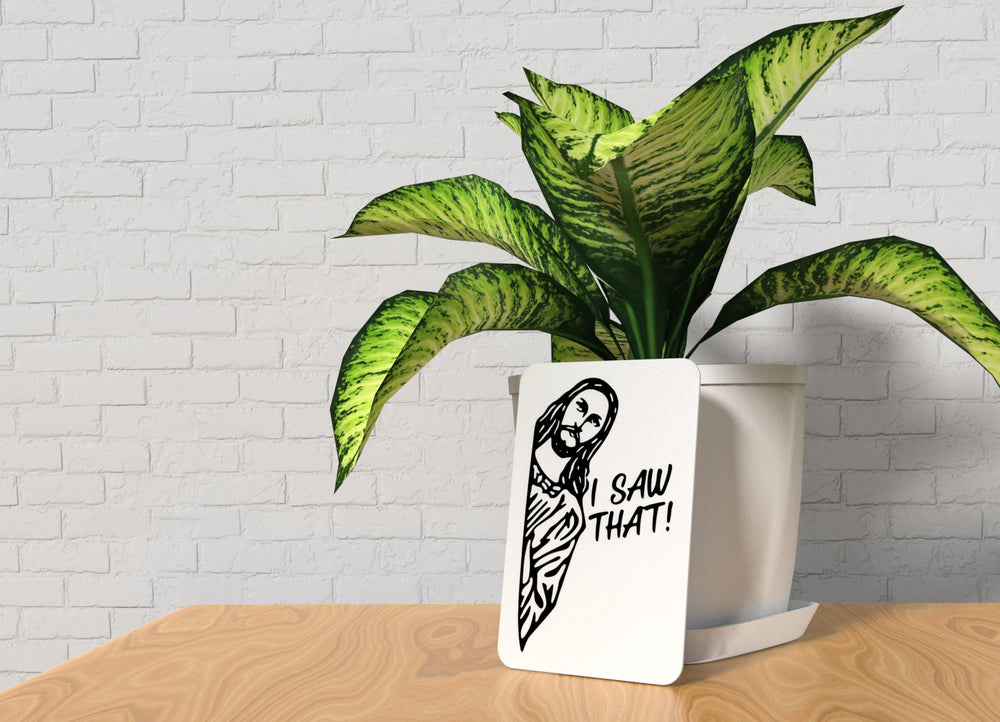 
  
  I Saw That | Funny Warning Sign for Bathroom, Office, or Kitchen Decor
  

