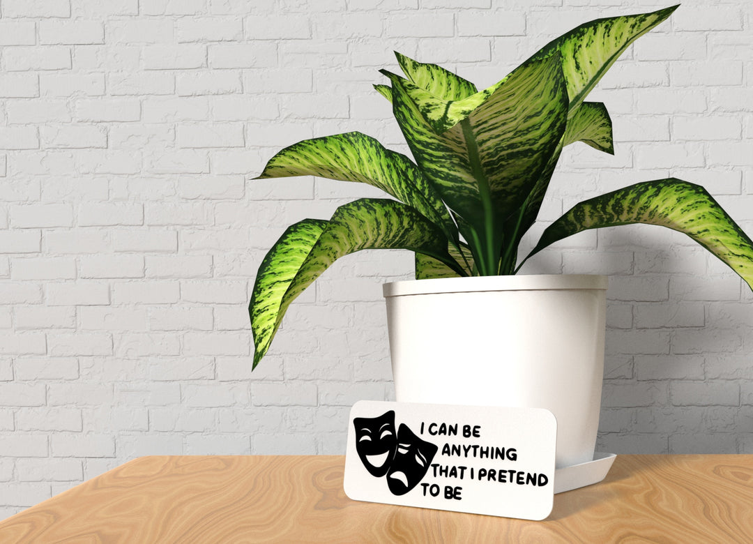 I Can Be Anything That I Pretend To Be | Funny Sign for Home or Office
