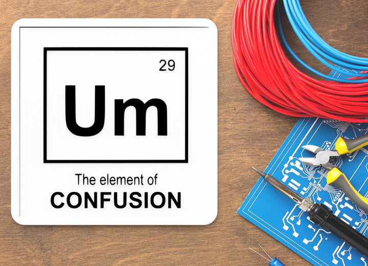 The Element Of Confusion | Funny Sign for Home or Office