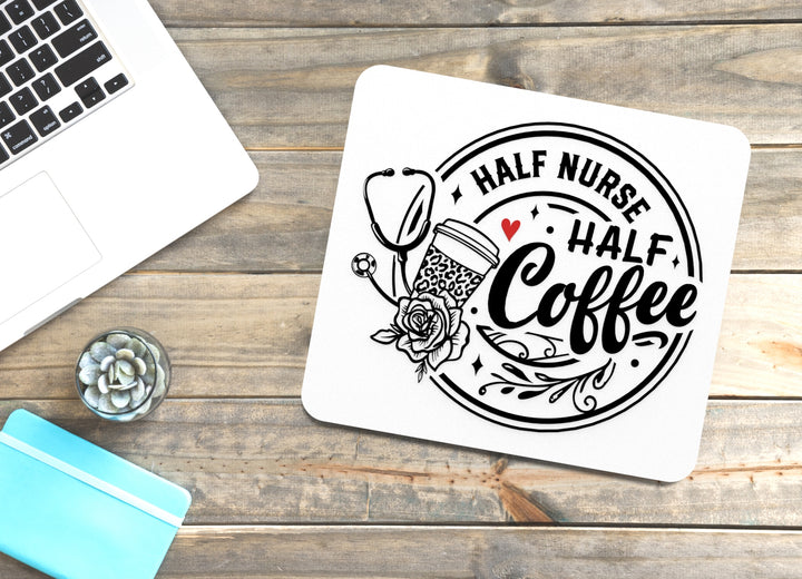 Half Human, Half Nurse | Funny Sign for Home or Office