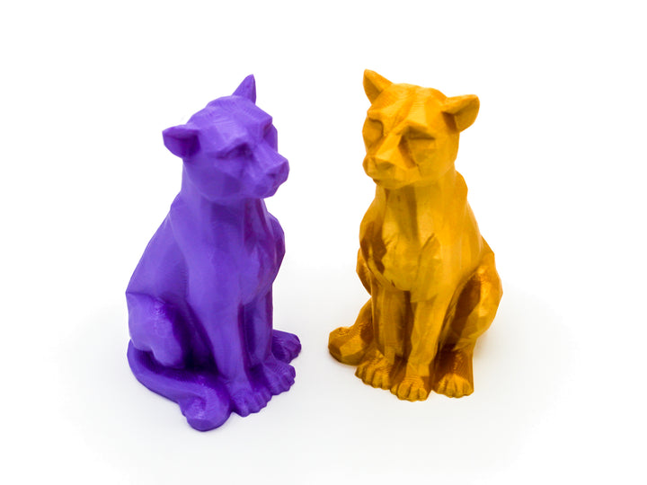 Panther Poly Figurine – Geometric Animal Decor