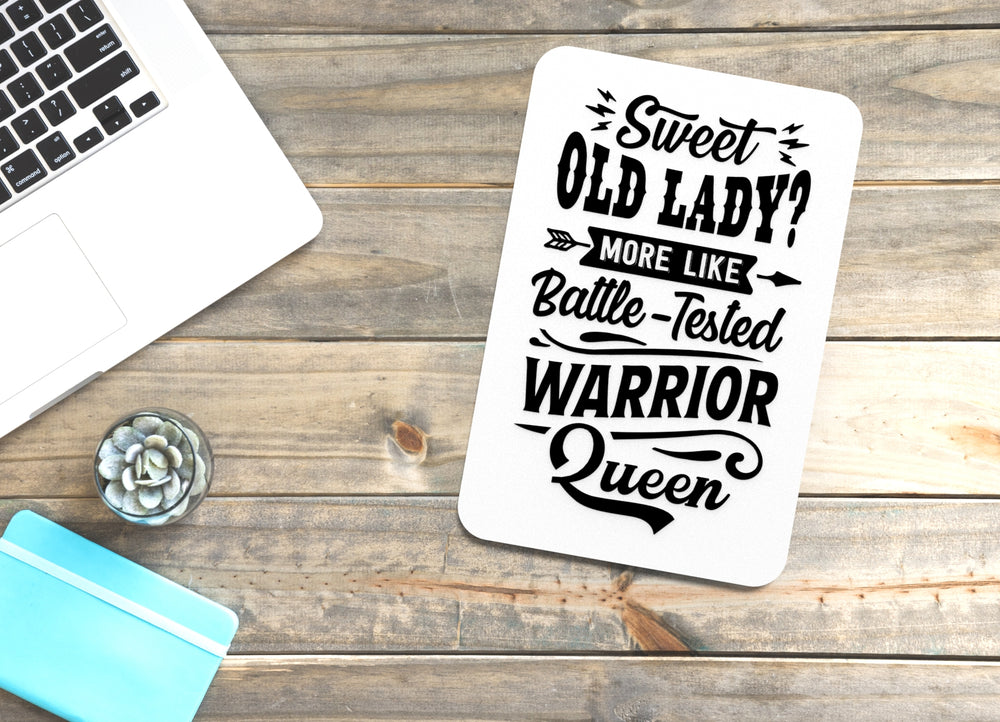 
  
  Bold 3D Printed Sweet Old Lady People Wall Art – Durable PLA Sign For Gym Office
  
