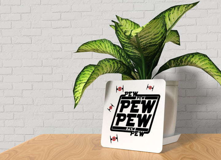 Pew Pew Pew | Funny Sign for Home or Office