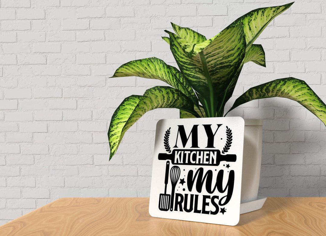 Bold 3D Printed My Kitchen Sign Wall Art – Durable PLA Sign for Restaurants