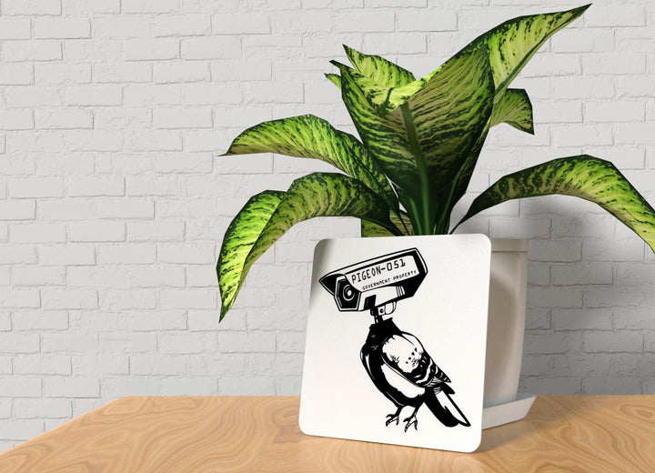 Pigeon Government Property | Funny sign For Home or Office